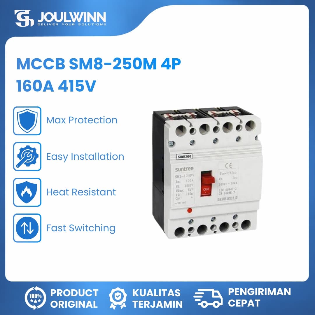 SUNTREE MCCB SM8 Series 4P 415V